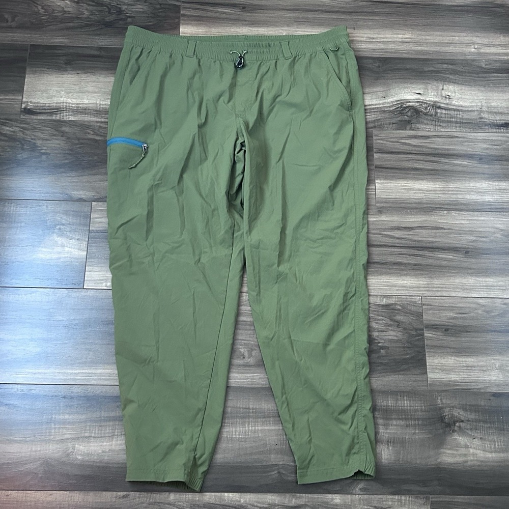 REI Co-op Pants Mens Size 2XL Trail Made Joggers Green Stretch Hiking Camp